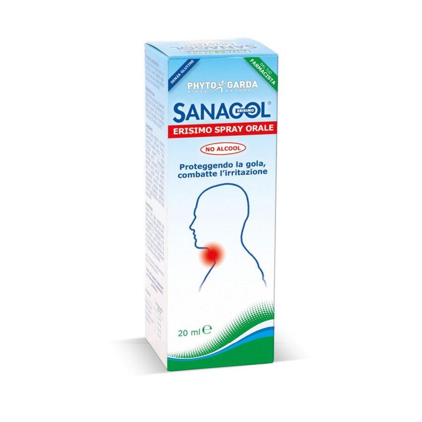 Spray Sanagol Erismo Senza Alcool 20ml
