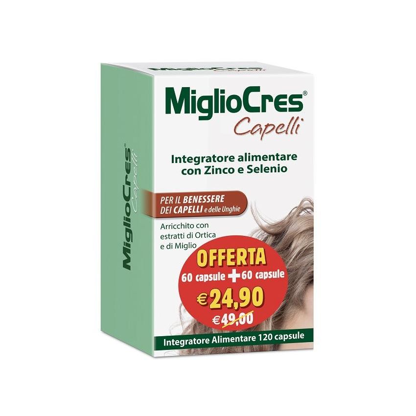 Migliocres Doppio Confezionamento: 120 Capsule Totali