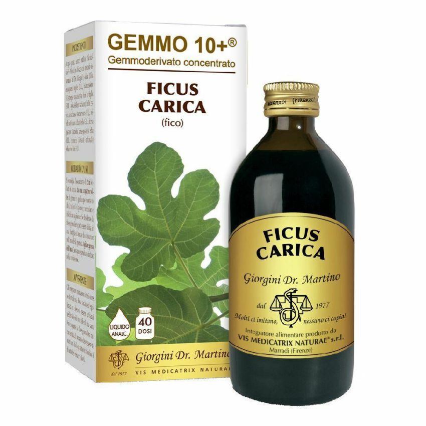 Dr Giorgini Gemmo 10+ Fico - Integratore Liquido Analcolico 200ml