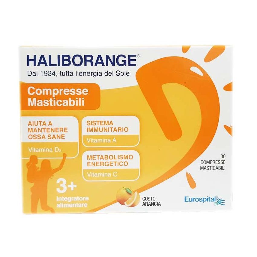 Haliborange - 30 Compresse Masticabili per la Salute