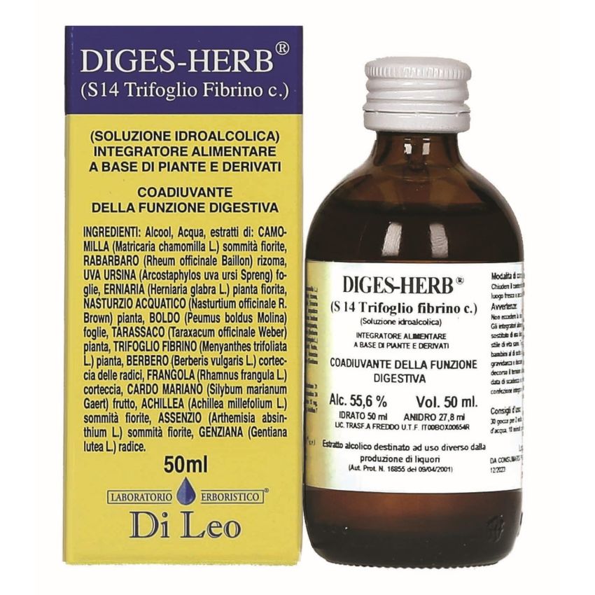 S14 Trifoglio Diges Herb Digestive Aid 50ml