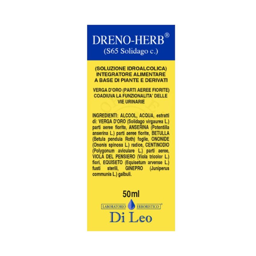 S65 Dreno-Herb Solidago Composto - Integratore Naturale, 50ml