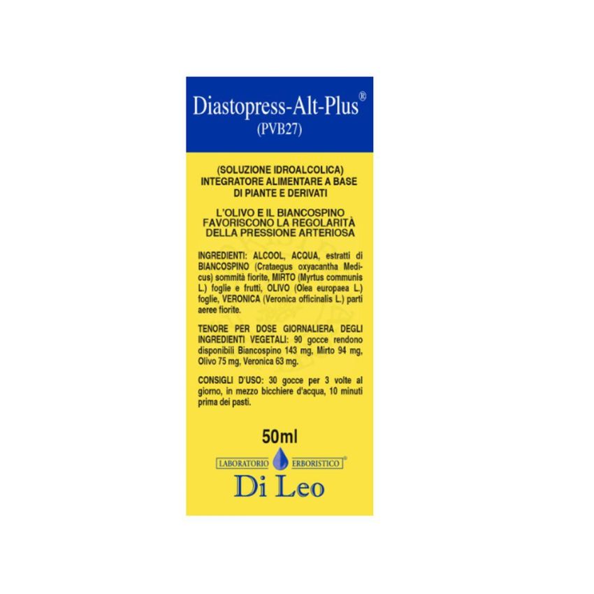 Diastopress Alt Plus PVB 27 Soluzione 50ml
