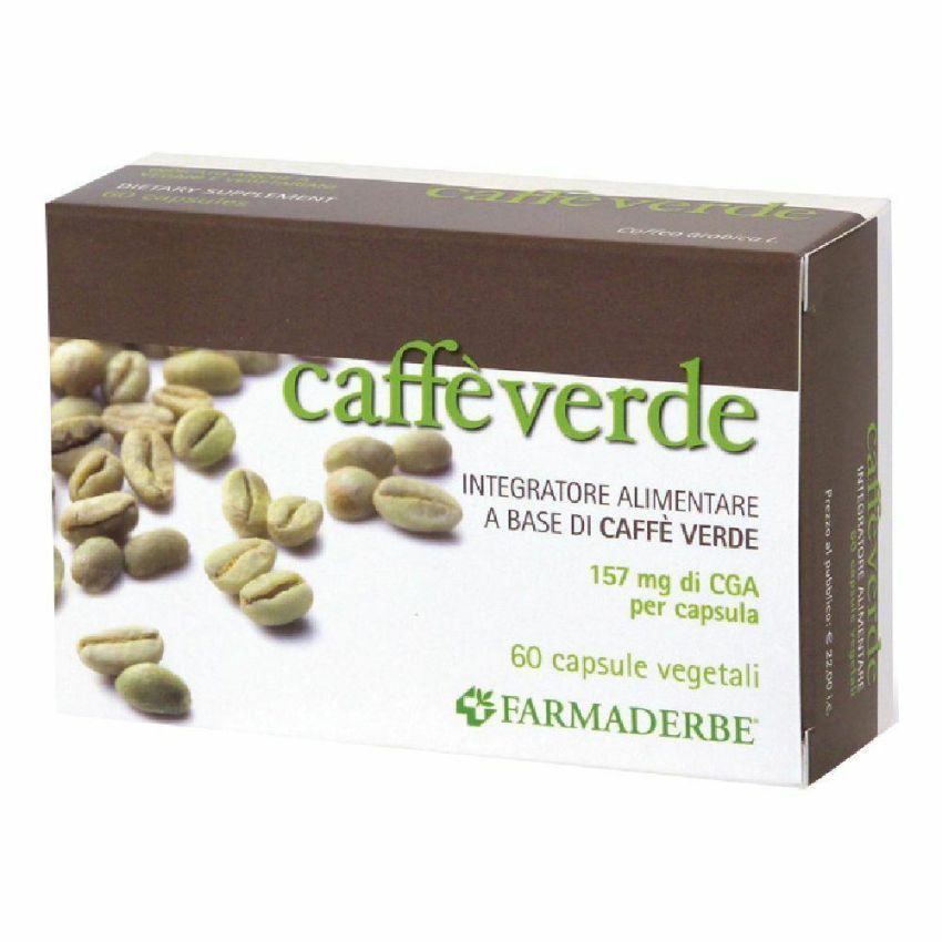Verde Caffè - 60 Capsule Vegetali di Caffè Verde Puro