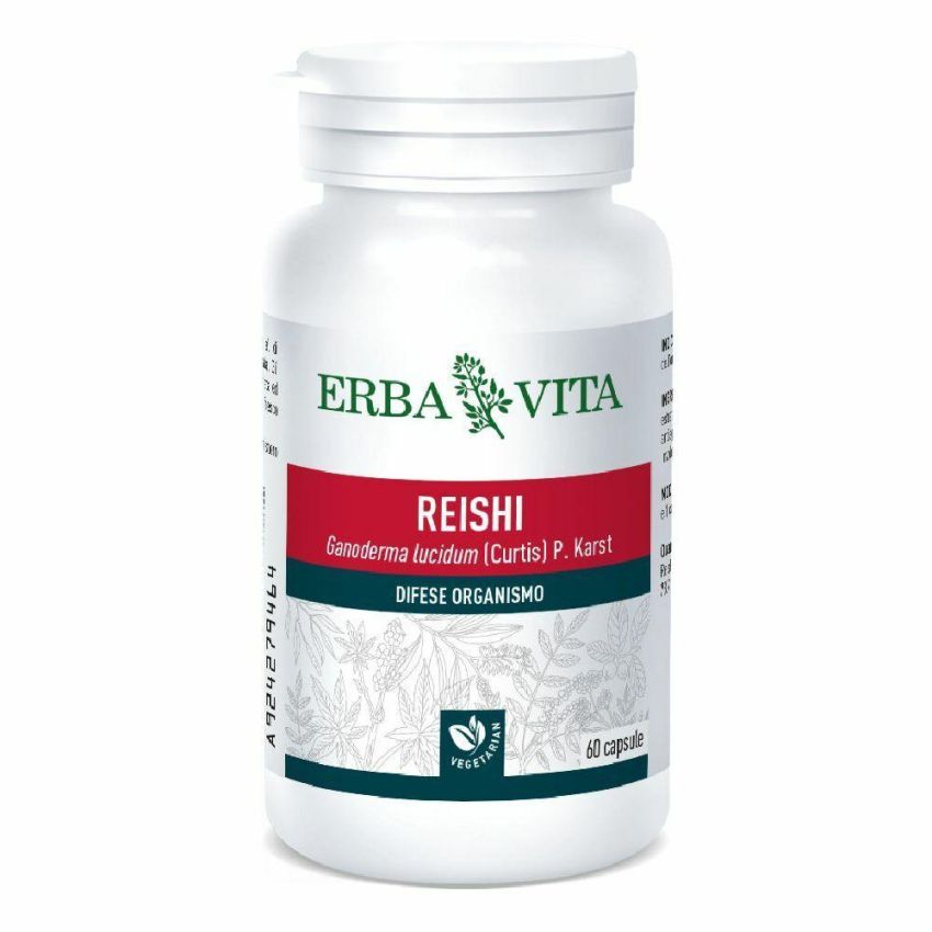 Erba Vita Reishi Monoplanta - Integratore con 60 Capsule