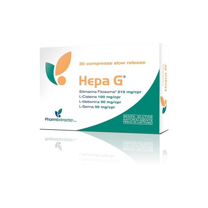 Hepa G - Integratore a Base di Erbe per il Fegato, 30 Compresse
