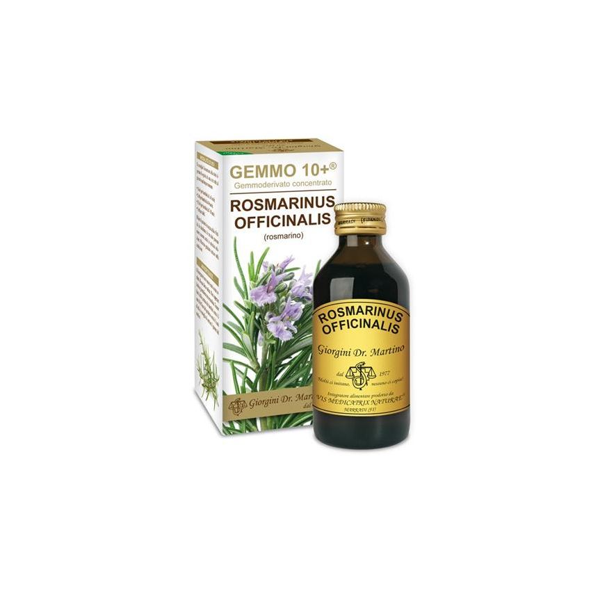 Rosmarino Liquido Analcolico Gemmo 10+ per Aromaterapia