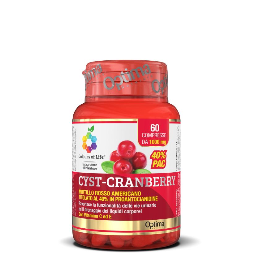 Colours of Life Cranberry Supplement - 60 Compresse