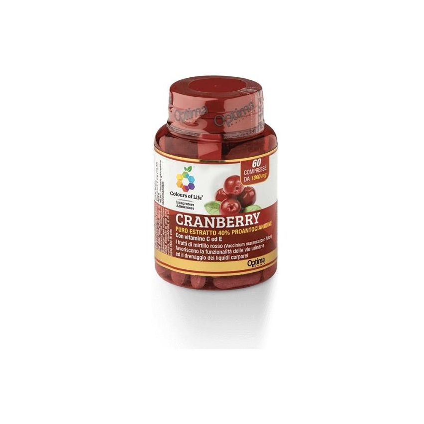 Colours of Life Cranberry Supplement - 60 Compresse