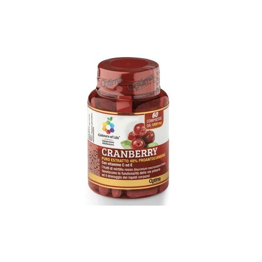 Colours of Life Cranberry Supplement - 60 Compresse
