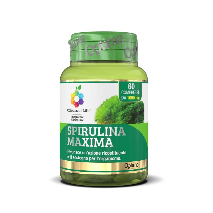 Colours Of Life Maxima Spirulina - 60 Compresse da 1000mg