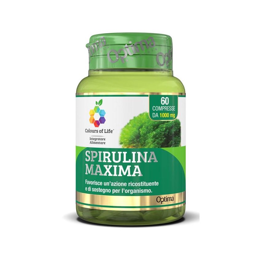 Colours Of Life Maxima Spirulina - 60 Compresse da 1000mg