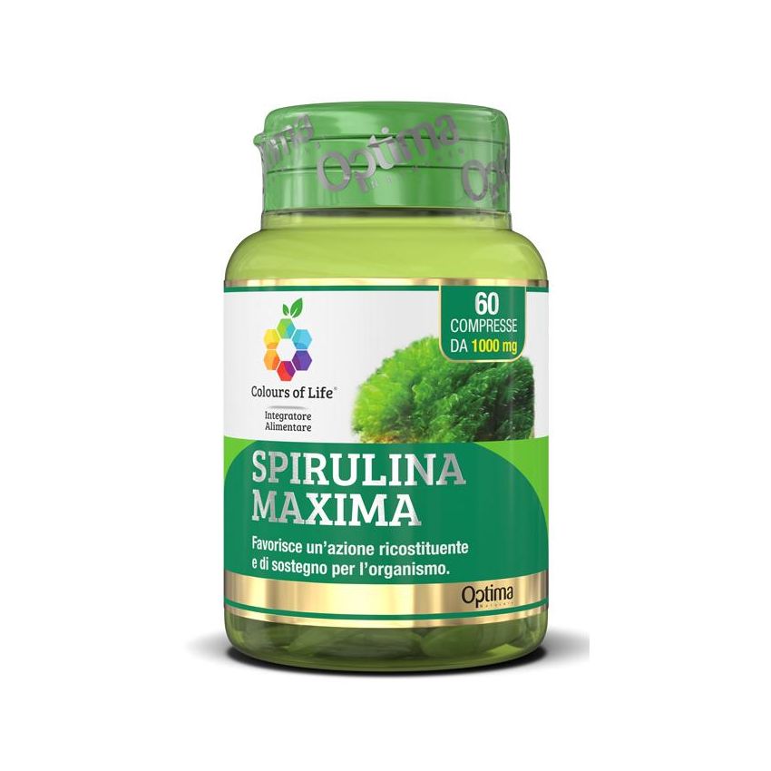 Colours Of Life Maxima Spirulina - 60 Compresse da 1000mg