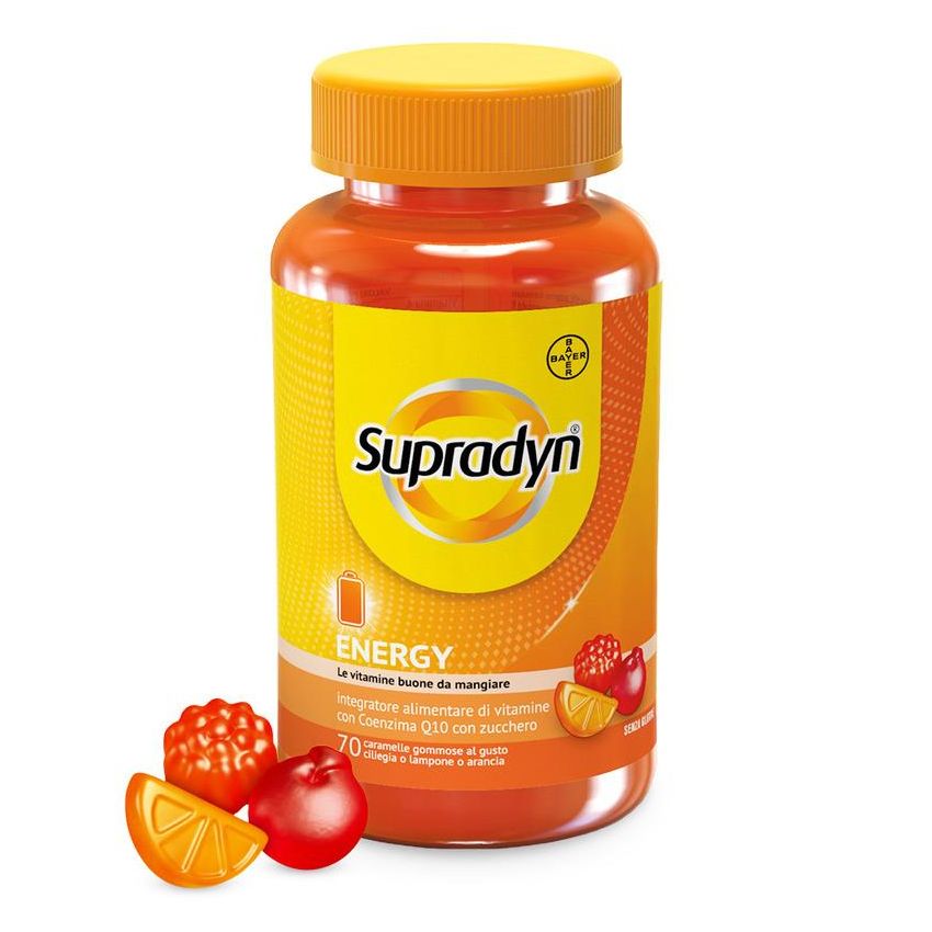 Supradyn Energy Caramelle Gommose - Confezione da 70 Pezzi