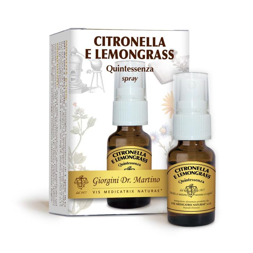 Dr Giorgini Spray di Quintessenza Citronella e Lemongrass - 15ml