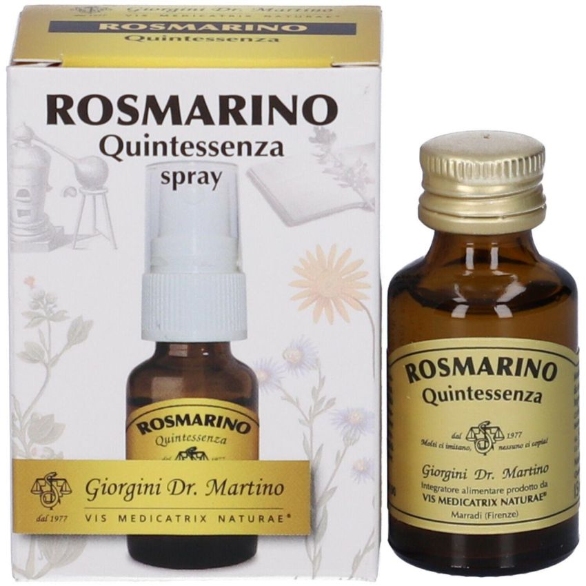 Spray Essenziale di Rosmarino Dr Giorgini - Quintessenza, 15ml