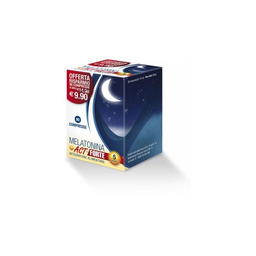 Melatonina Act Complex Forte 1mg - Integratore di Notte