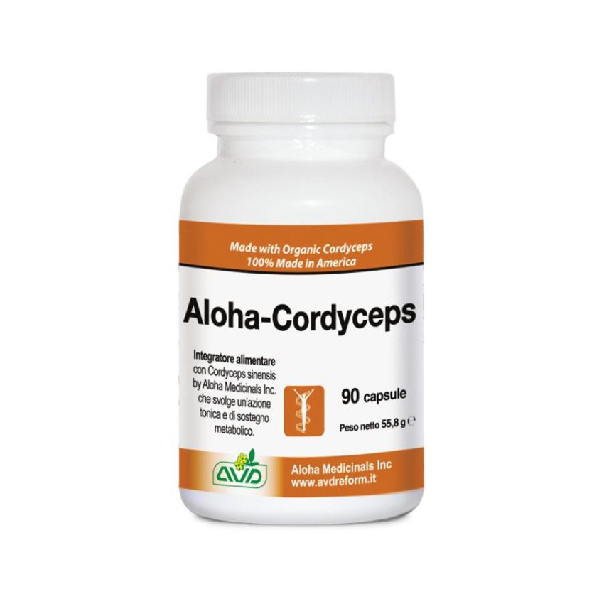 Aloha Premium Cordyceps Supplement - 90 Capsule
