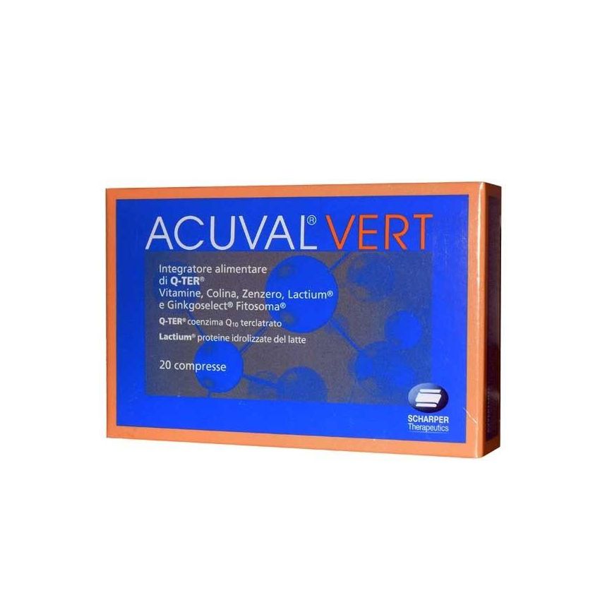 Acuval Vert - Compresse da 1,2G - Confezione da 20 Pezzi