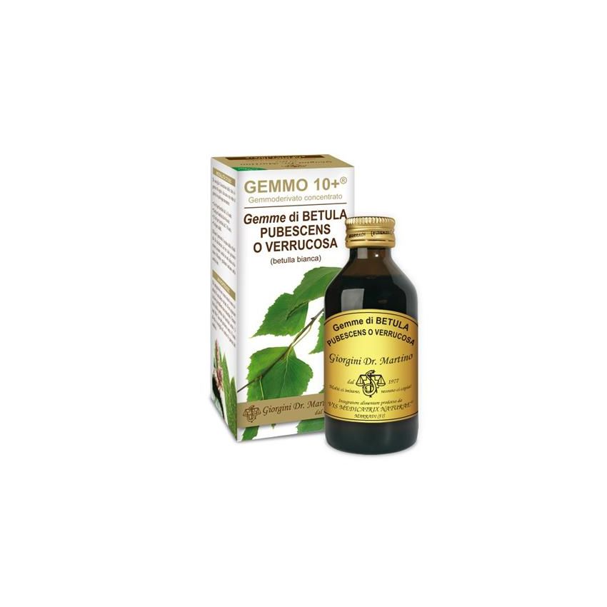Gemmo 10+ Betulla Biologica 100ml - Concentrato Analcolico