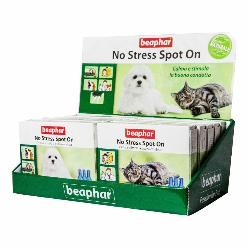 Beaphar No Stress Spot On: Calmante per Cani con 3 Pipette da 0.7ml