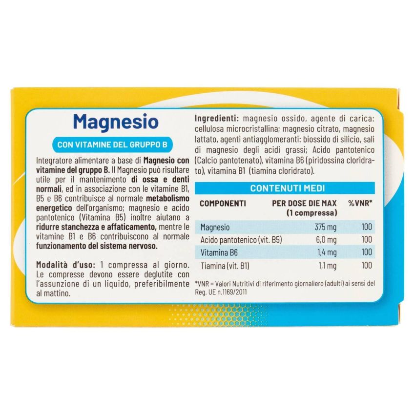 Equilibra Compresse di Magnesio con Vitamine B - 30 Compresse