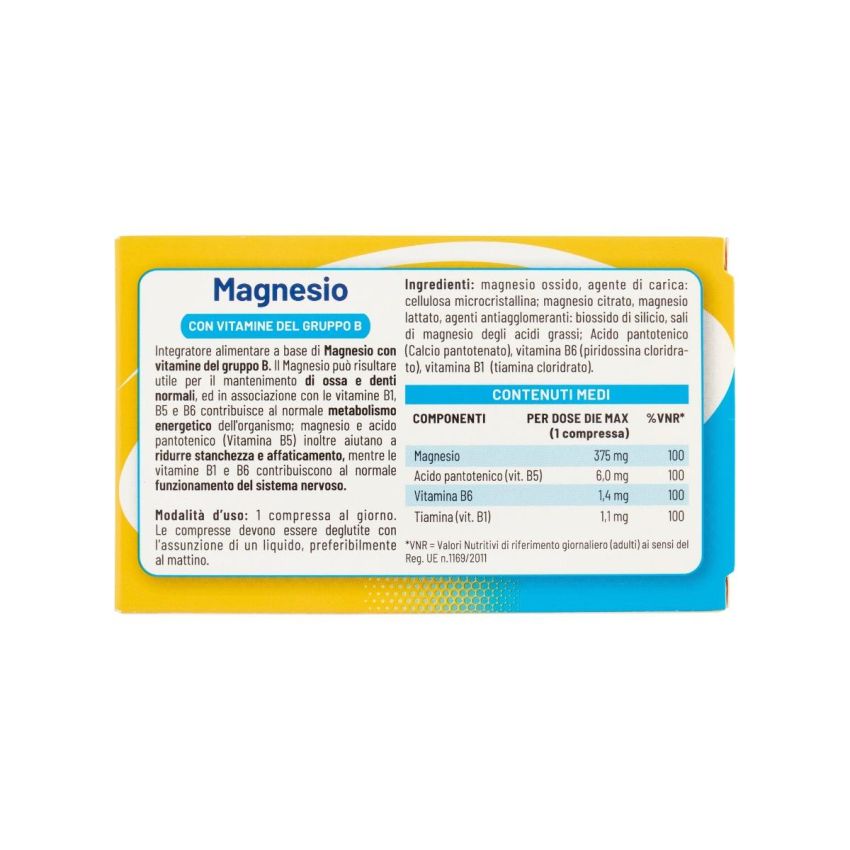 Equilibra Compresse di Magnesio con Vitamine B - 30 Compresse
