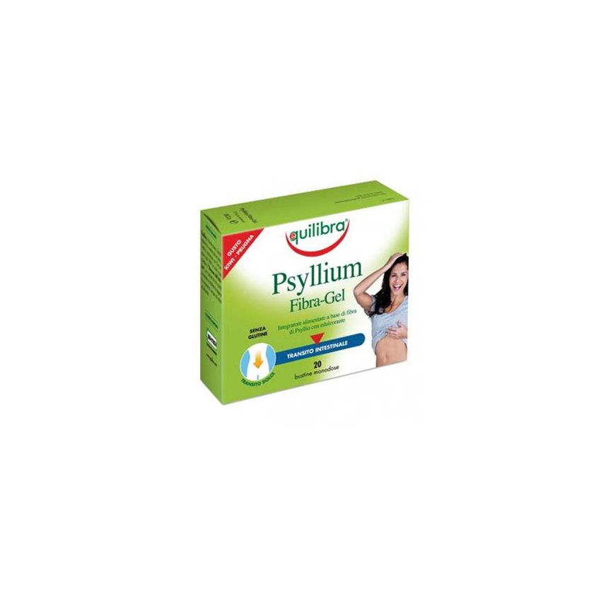 Equilibra Psyllium - Bustine di Fibra-Gel per Equilibrio Intestinale, 20 bustine