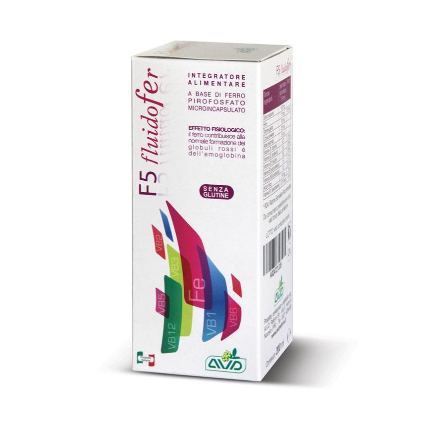 F5 Fluidofer - Integratore Liquido di Ferro - 200ml