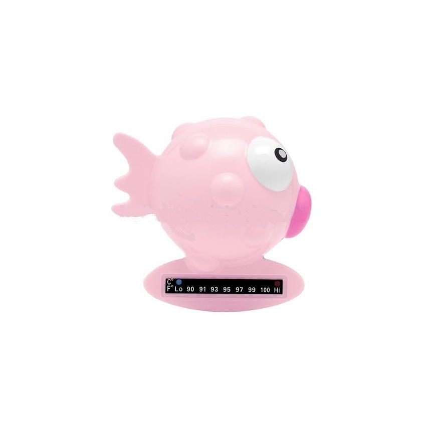 Chicco Termometro per il Bagno in Forma di Pesce, Colore Rosa