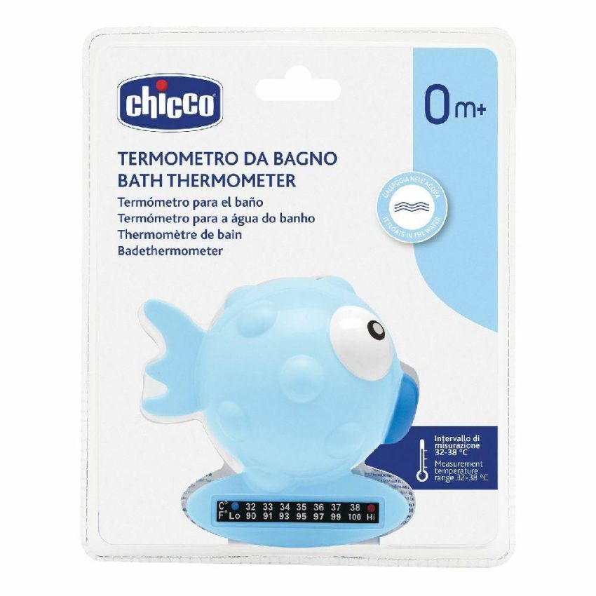 Chicco Termometro da Bagno in Forma di Pesce Azzurro