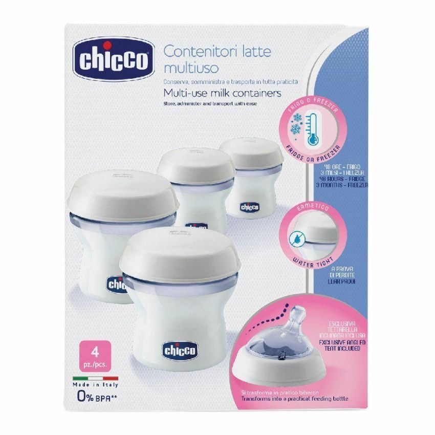 Chicco Natural Feeling Contenitore per Latte Materno