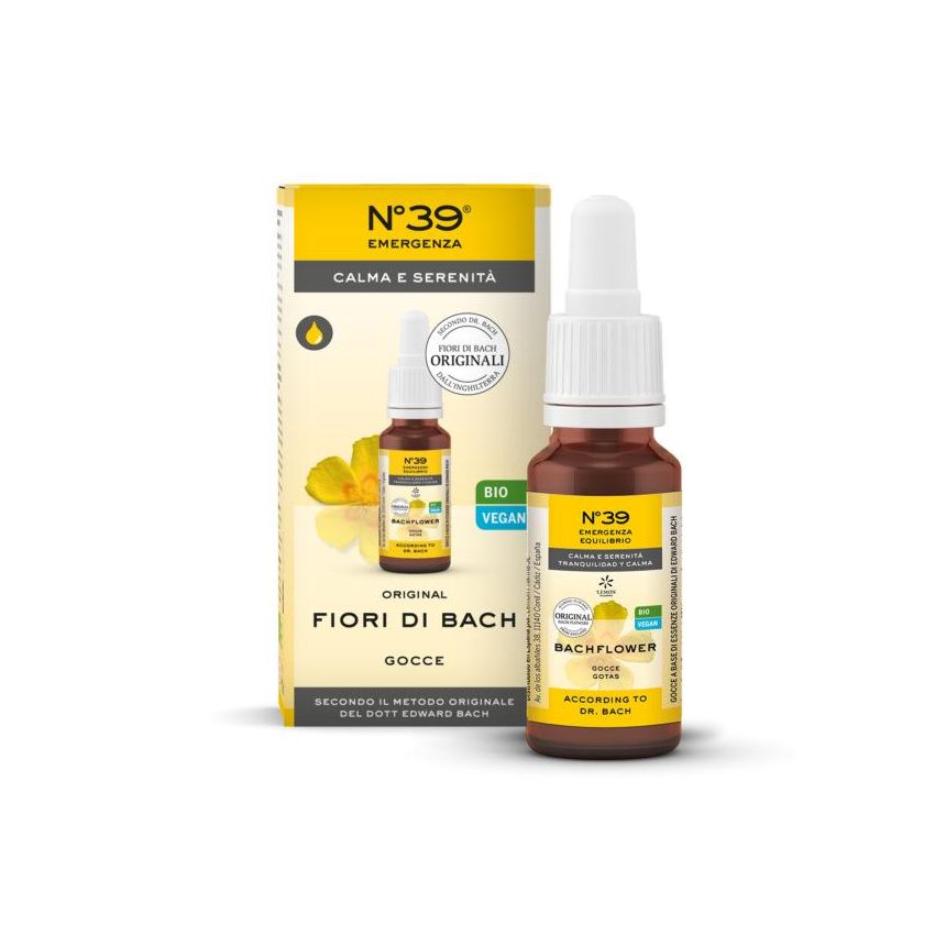 Lemon Pharma Bio Mix N39 con Fiori di Bach - Gocce Organiche 20ml