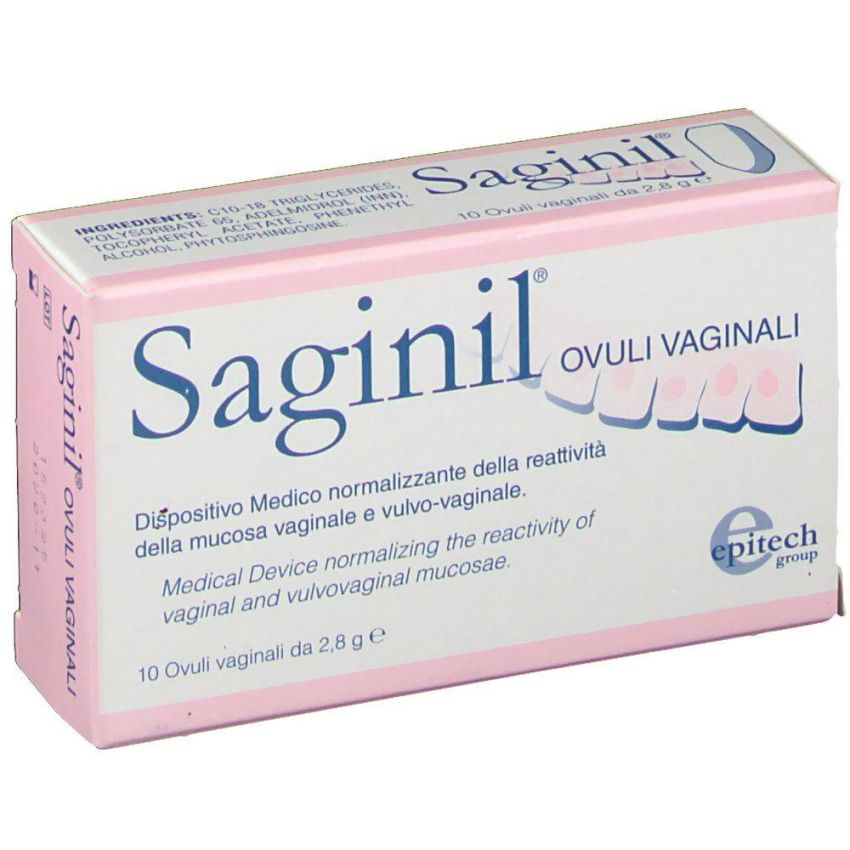 Saginil Ovuli Vaginali - Confezione da 10 Pezzi