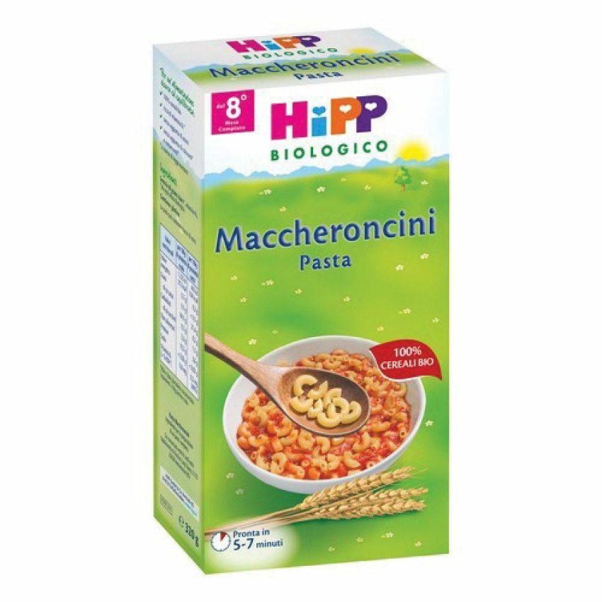 Hipp Bio Pastina Maccheroncini Biologici per Infanti 320g