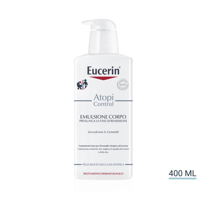 Eucerin AtopiControl Emulsione Idratante per il Corpo, 400ml