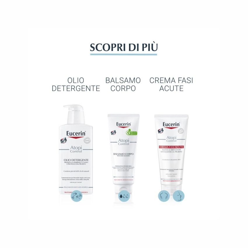 Eucerin AtopiControl Crema Idratante per il Viso - 50ml