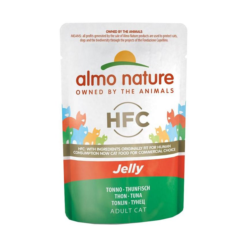Almo Nature HCF Classic Jelly Con Tonno Per Gatti Adulti Busta 55g