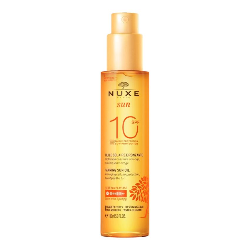 Olio Solare Nuxe Sun SPF10 per Viso e Corpo - 150ml