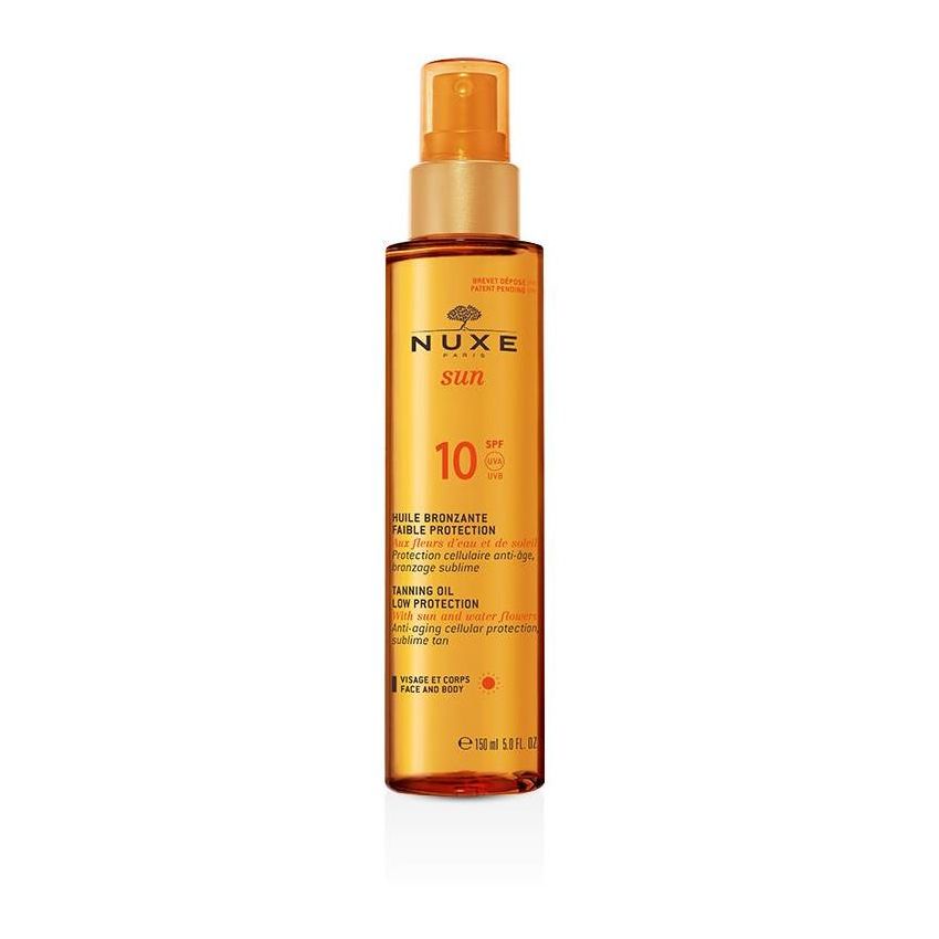 Olio Solare Nuxe Sun SPF10 per Viso e Corpo - 150ml