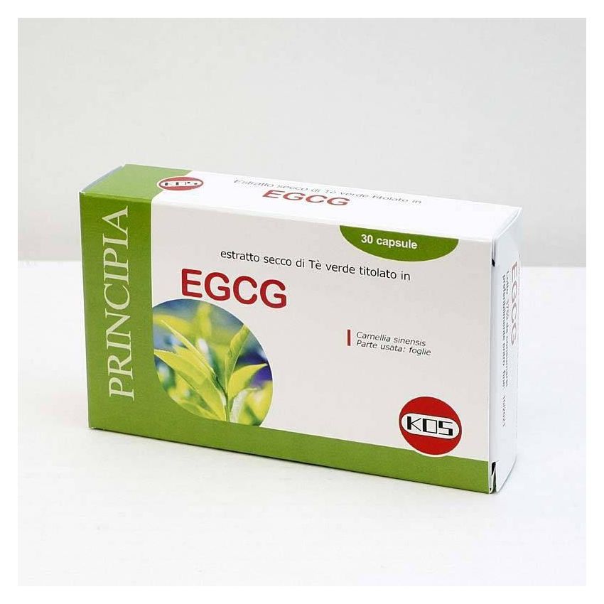 Kos Egcg - Estratto di Tè Verde in Capsule, Confezione da 30