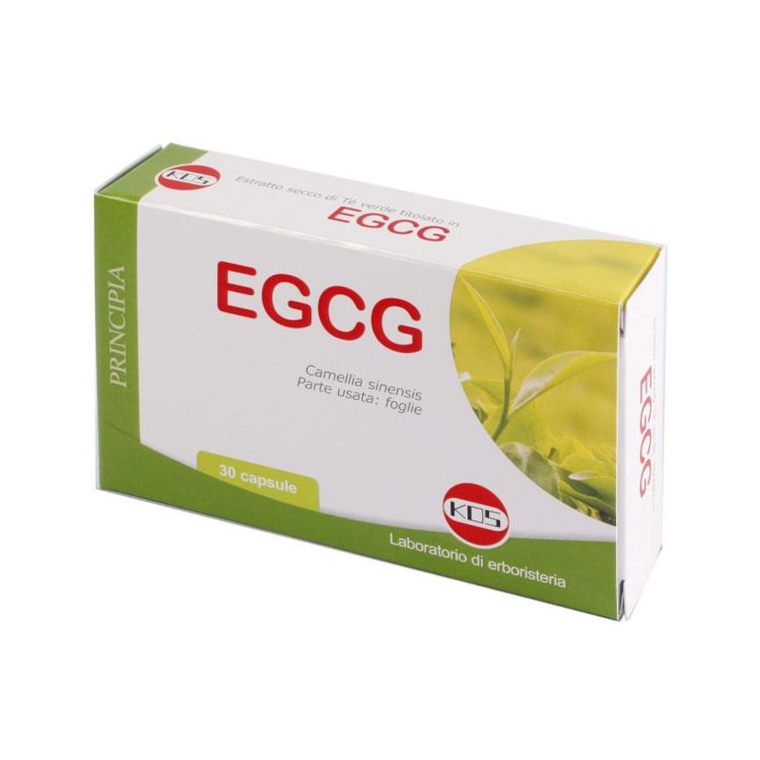 Kos Egcg - Estratto di Tè Verde in Capsule, Confezione da 30