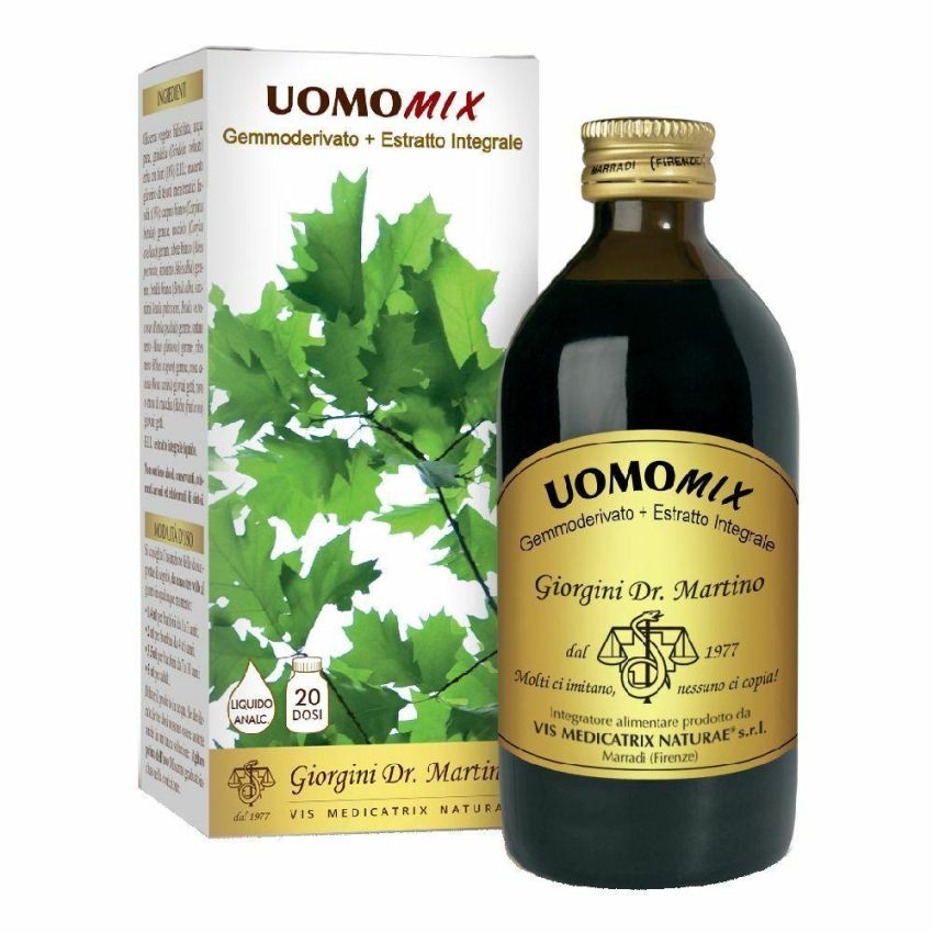 Uomomix Analcolico - Integratore Liquido Salutare per Uomo - 200ml