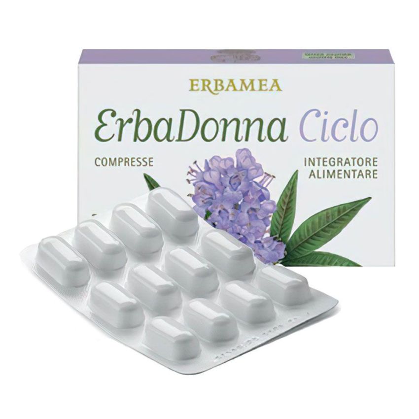 Erbamea Erbadonna Compresse per il Ciclo Mestruale - 24 Compresse