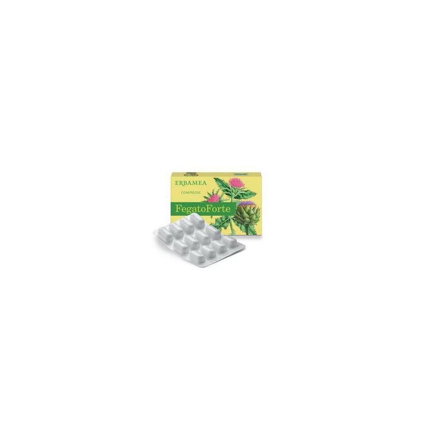 Erbamea Fegato Forte - Integratore per il Fegato con 24 Compresse
