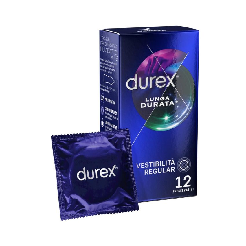 Durex Profilattici per Lunga Durata - Confezione da 12 Pezzi