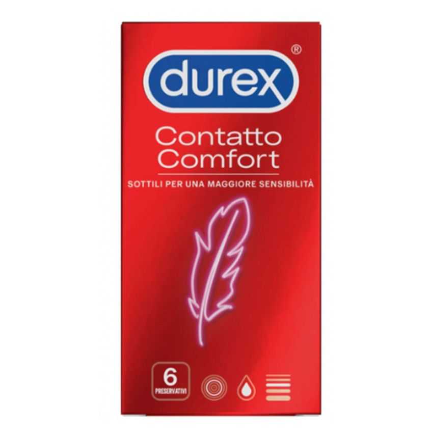 Durex Profilattici Supersottili - Pacco da 6 Pezzi