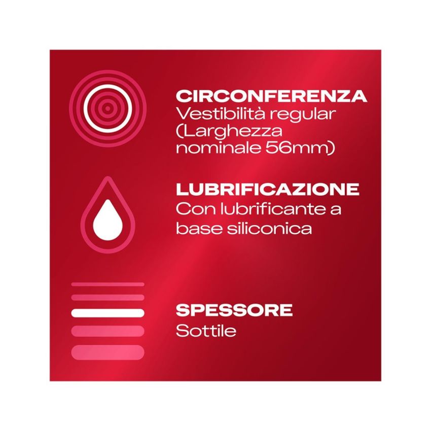 Durex Profilattici Supersottili - Pacco da 6 Pezzi