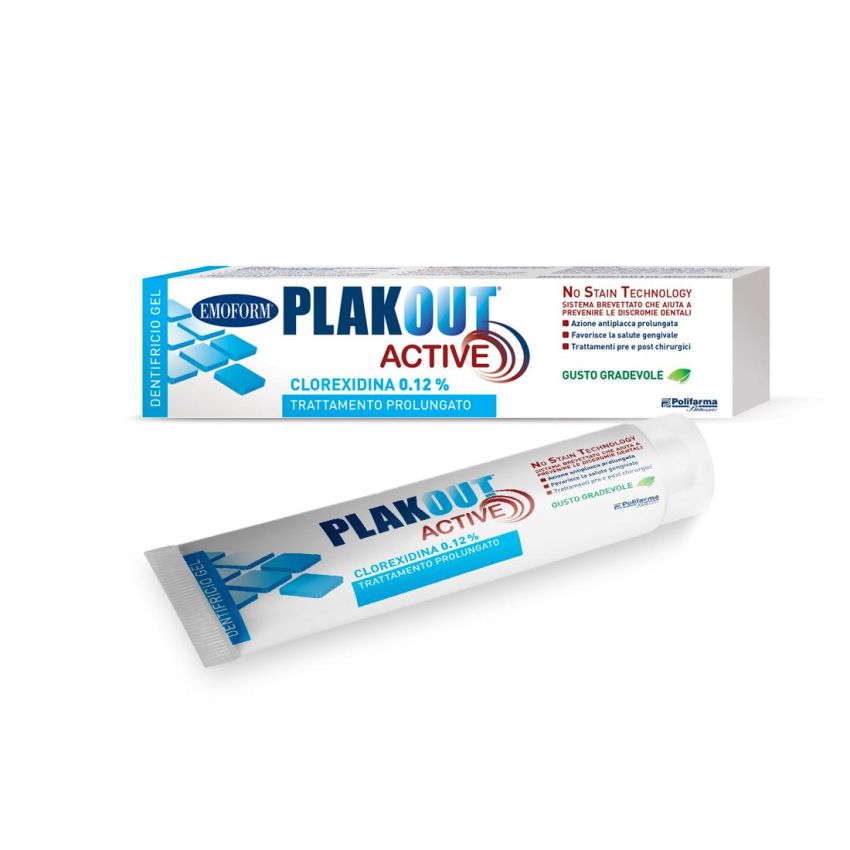 Dentifricio Plakout Active con 0,12% Fluoro