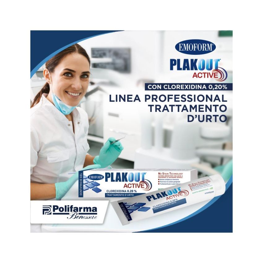 Dentifricio Plakout Active 0,20%